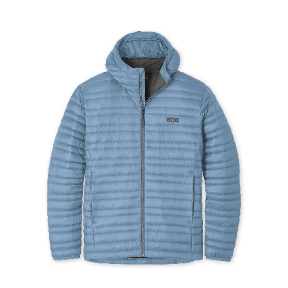 Stio Pinion Down Hooded Jacket Blue Size Medium - Picture 1 of 16